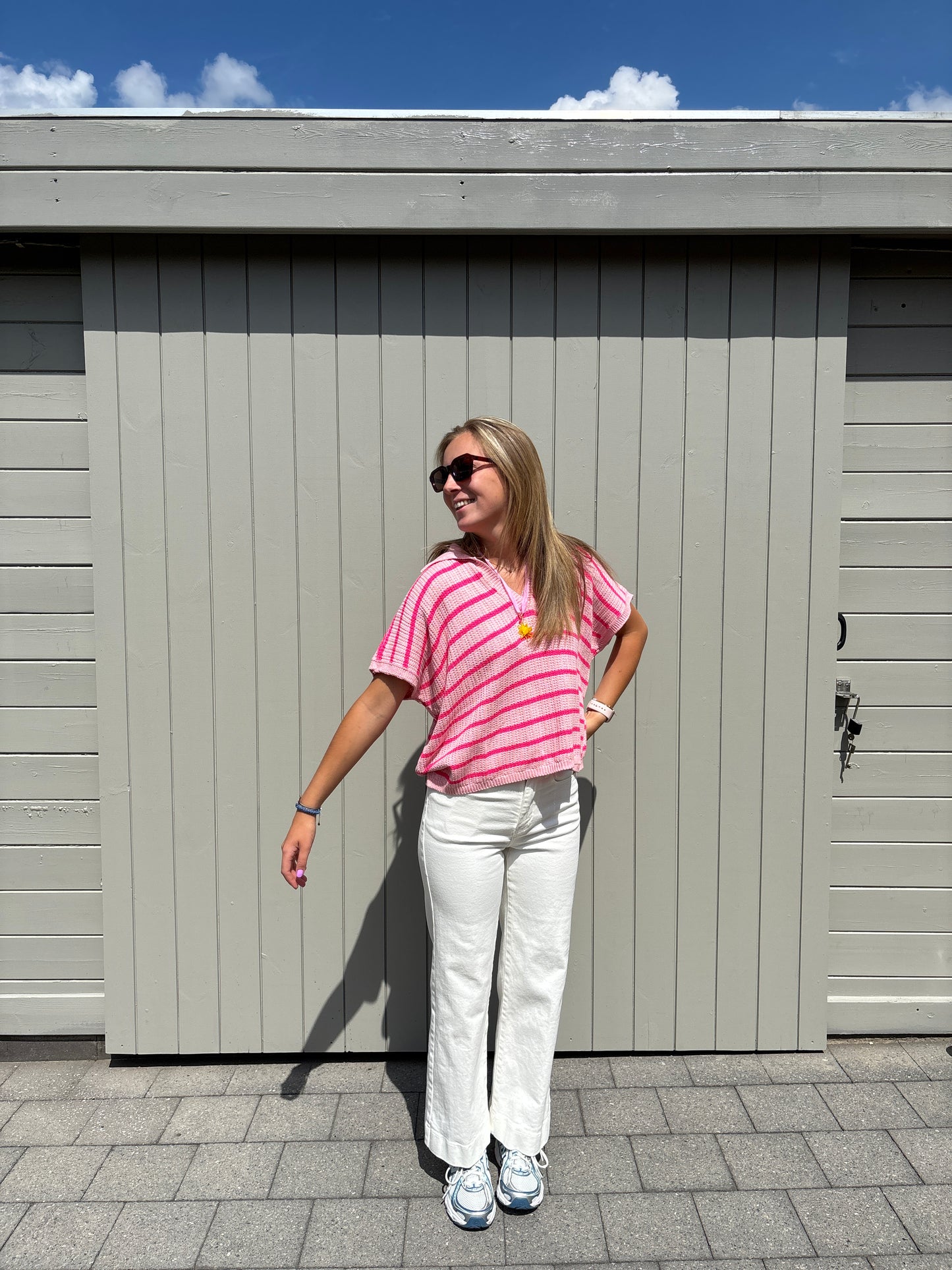 Puck polo - roze