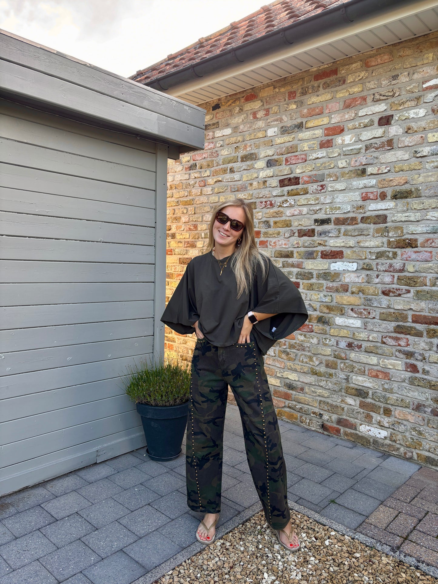 Army balloon jeans