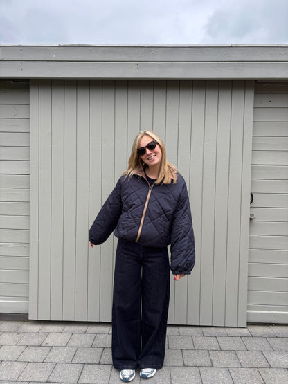Ester reversible jas - bruin/donkerblauw