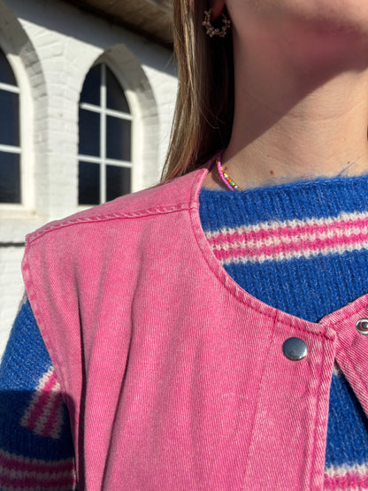 Mara gilet - roze