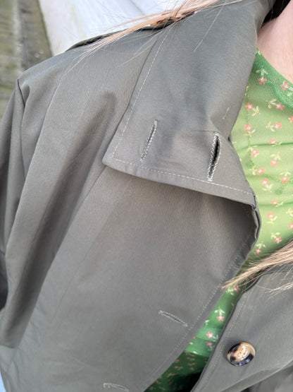 Kami trenchcoat - kaki