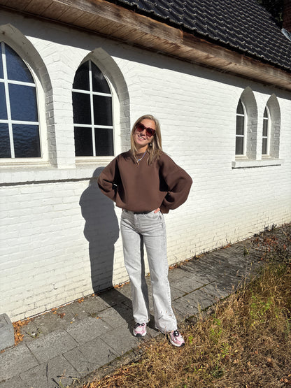 Salut sweater - bruin