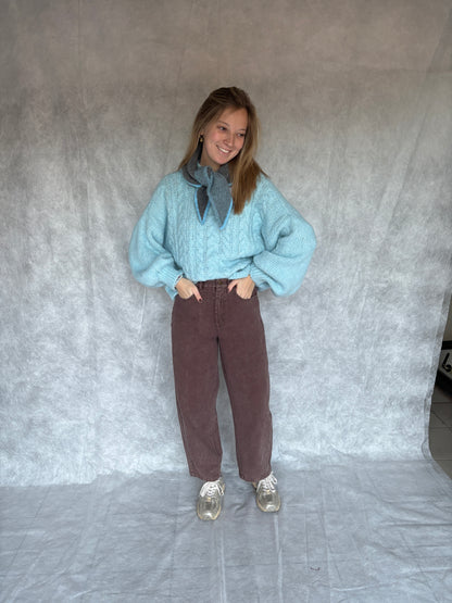 Ester sjaaltje - grijs/blauw