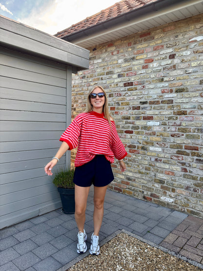 Marie pull - rood/roze