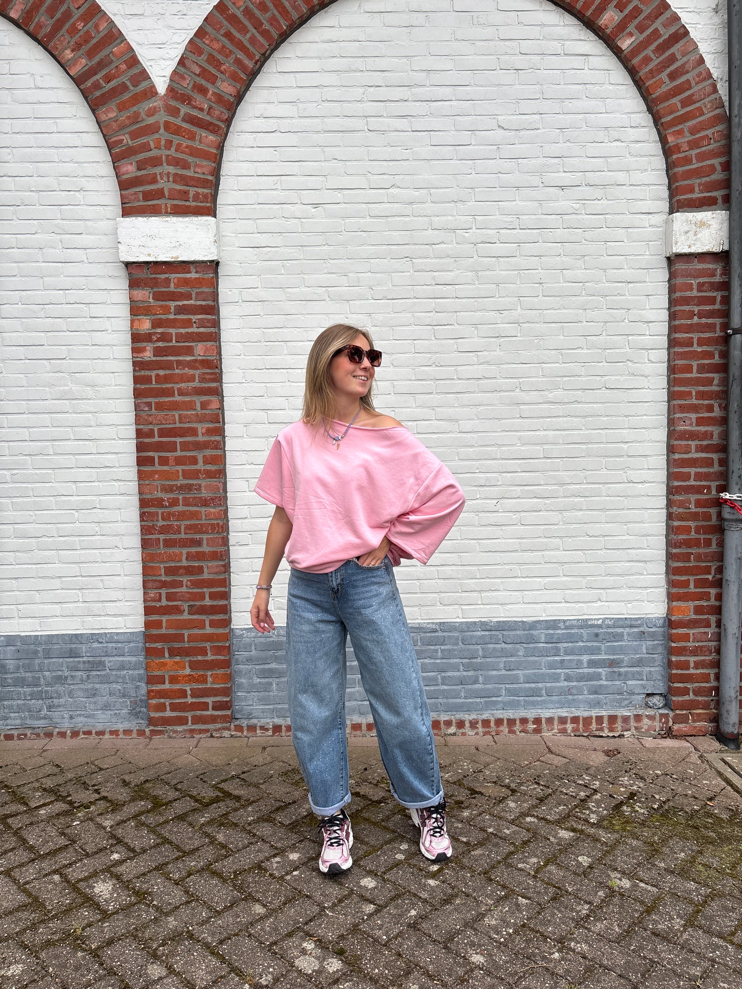 Flo T-shirt - lichtroze