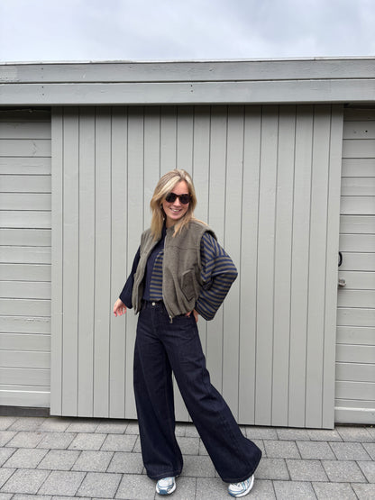 Jutta vestje - kaki