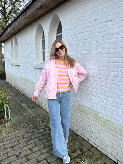 Mel trui - oranje/roze