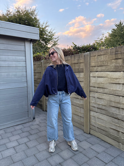 Jolene jas - donkerblauw