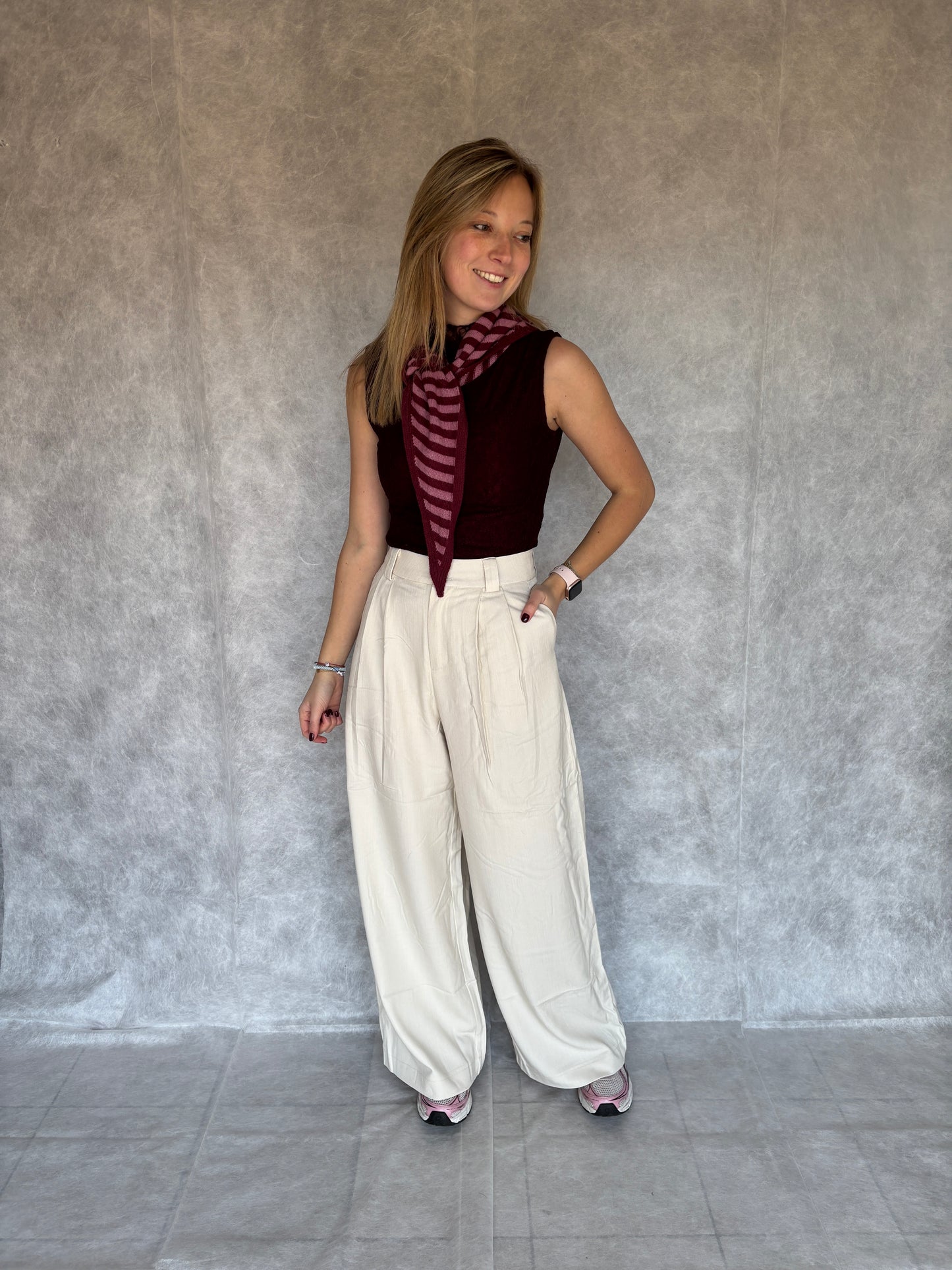 Ester sjaaltje - bordeaux