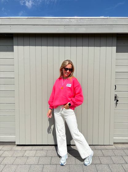 Suze sweater - felroze