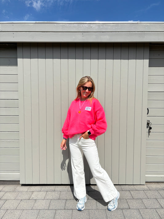 Suze sweater - felroze