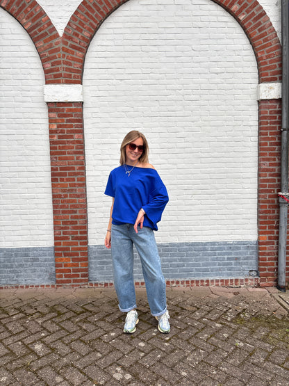 Flo T-shirt - kobalt