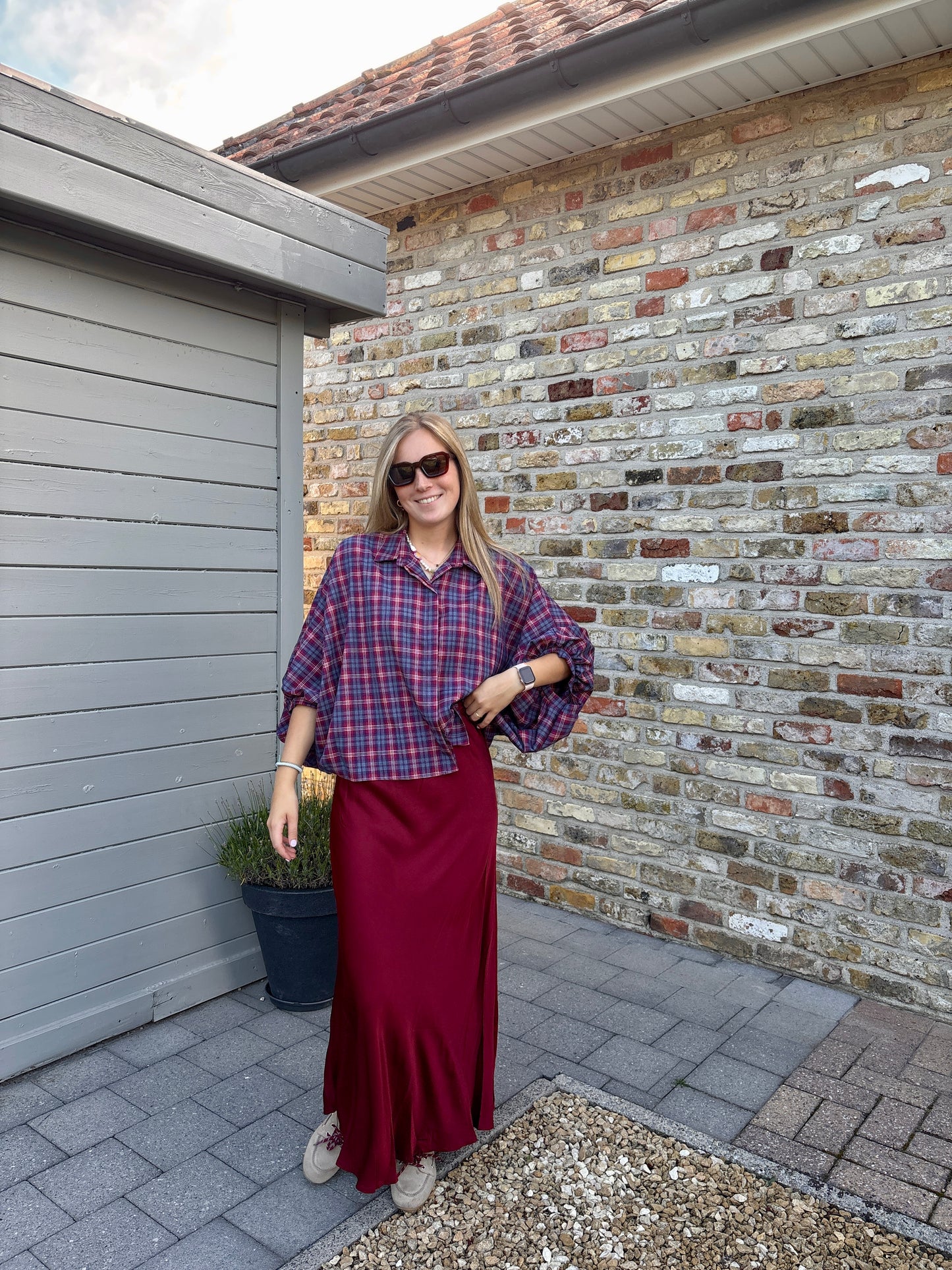 Roos blouse - bordeaux