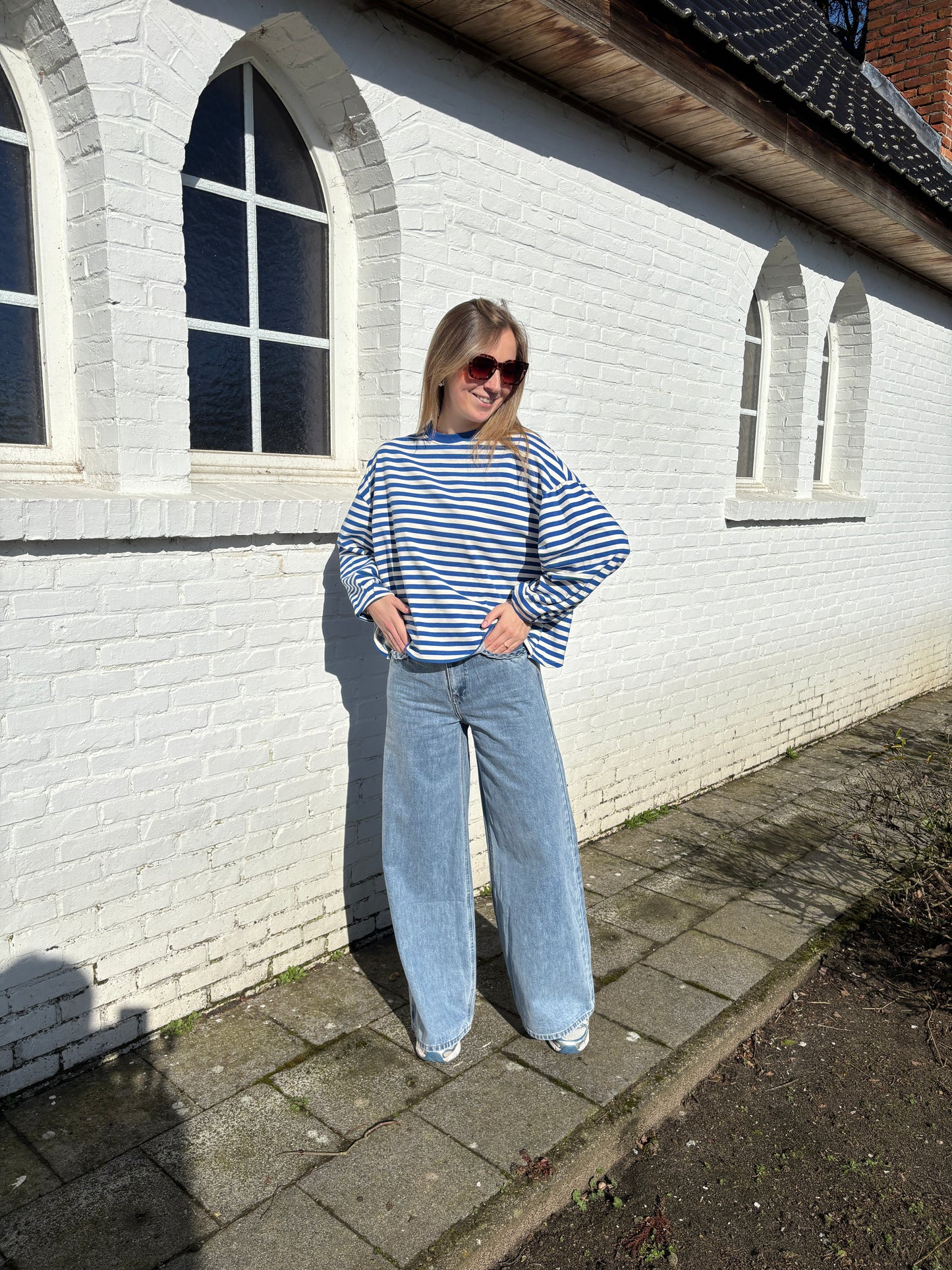 Loes sweater - blauw