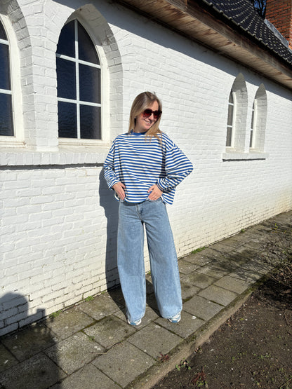 Loes sweater - blauw