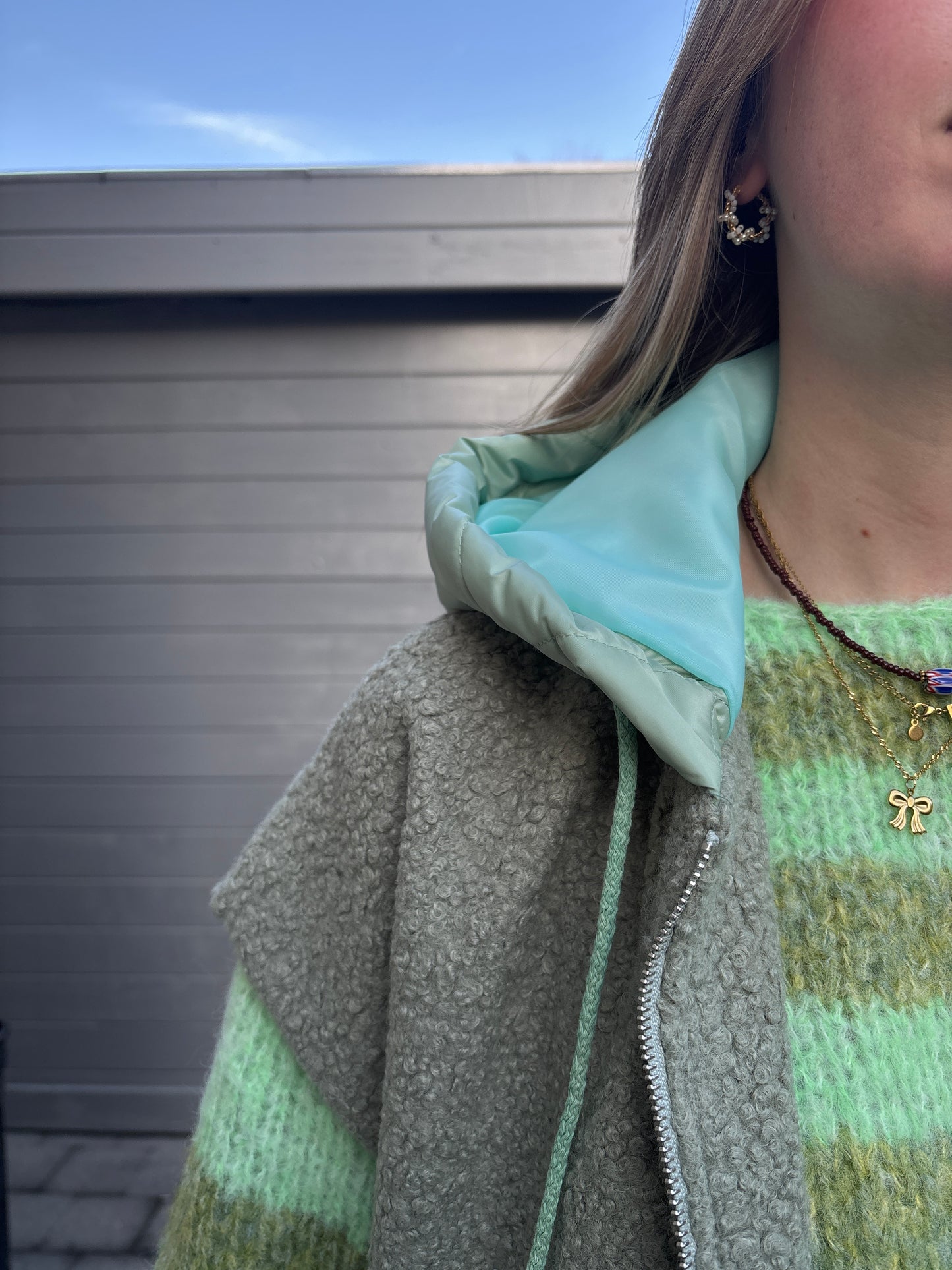 Mia bodywarmer - muntgroen