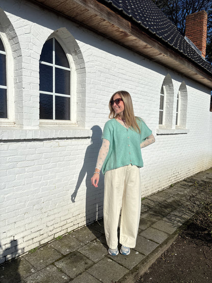 Jula gilet - munt