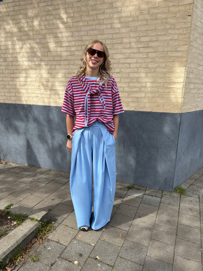 Nova glitter sjaaltje - rood/blauw