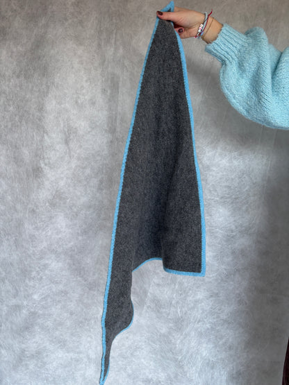 Ester sjaaltje - grijs/blauw