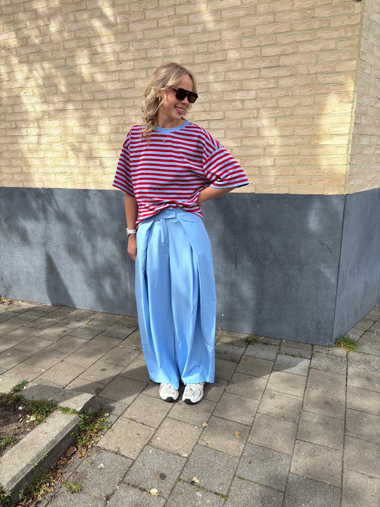 Oona broek - lichtblauw