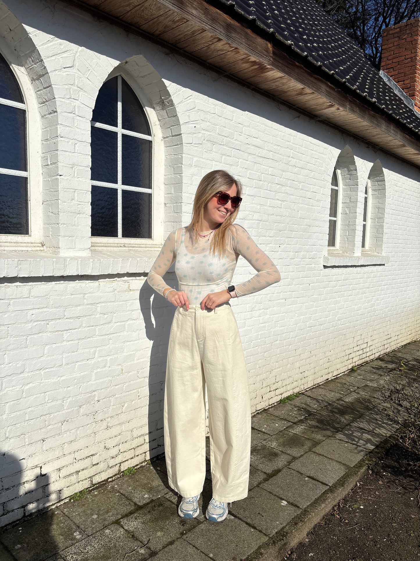 LAATSTE! Flower top - munt