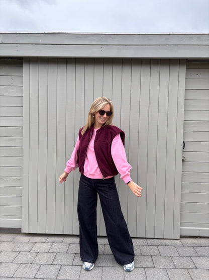 Jutta vestje - bordeaux