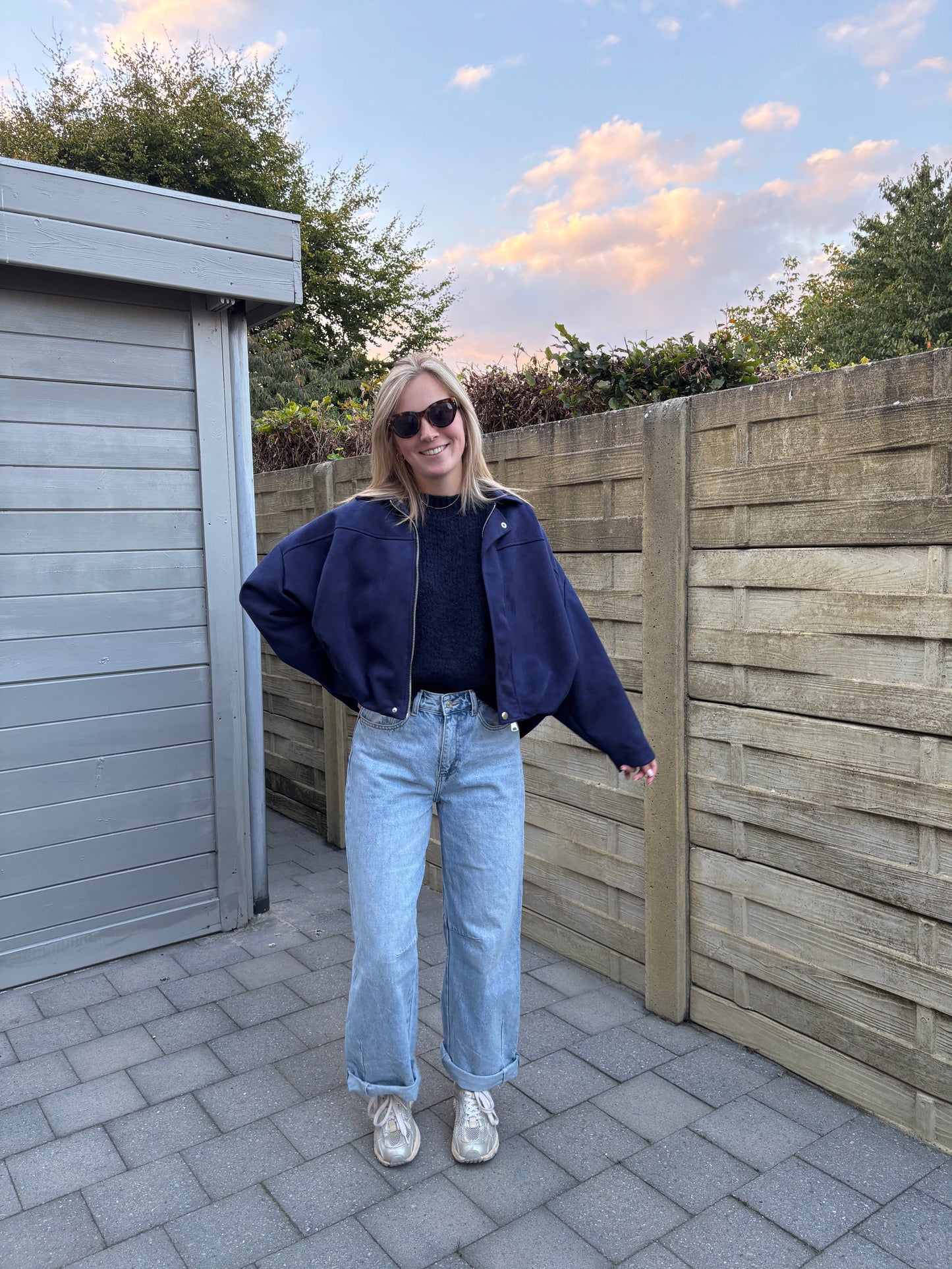 Jolene jas - donkerblauw