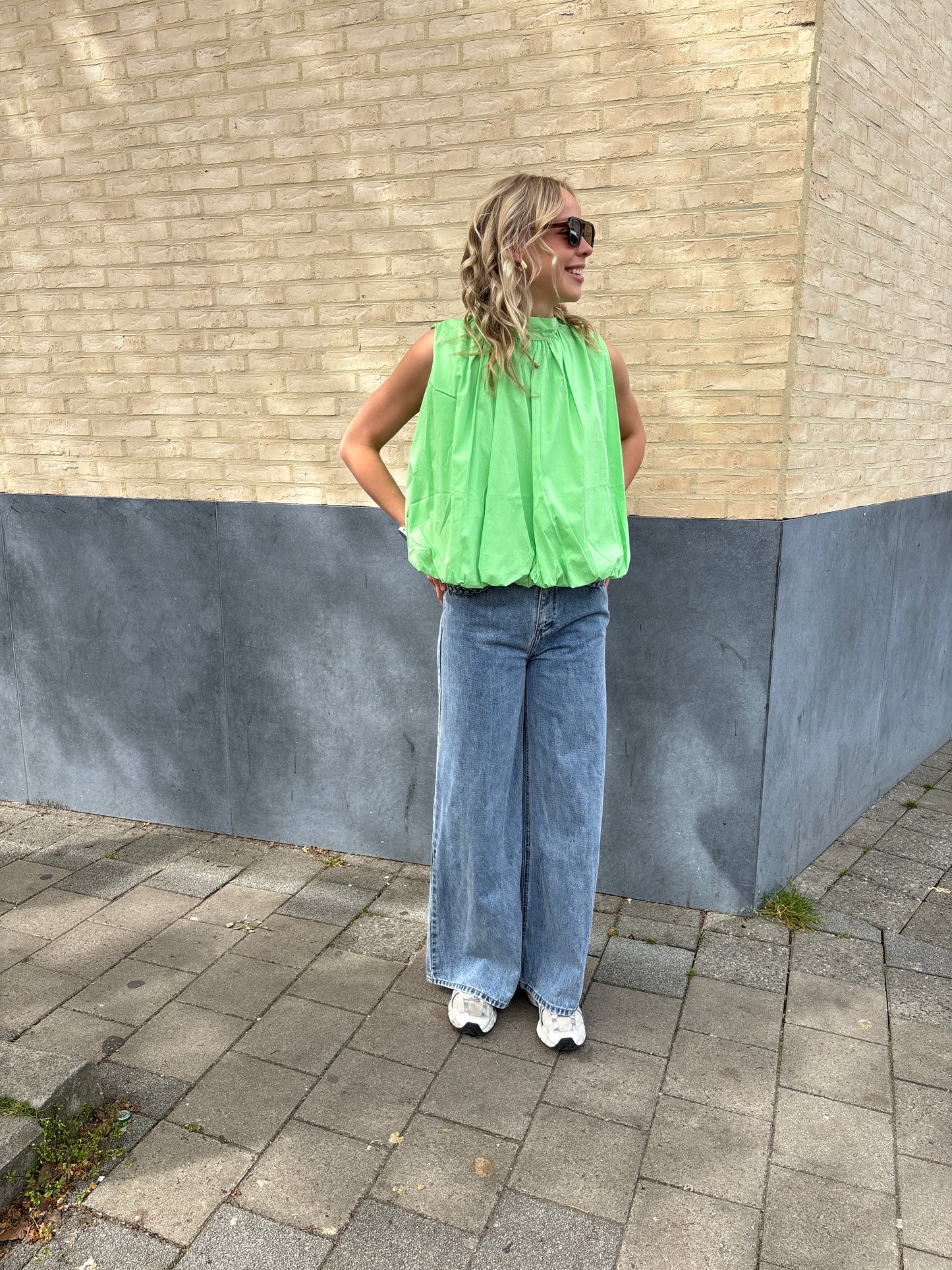 Elena blouse - lichtgroen