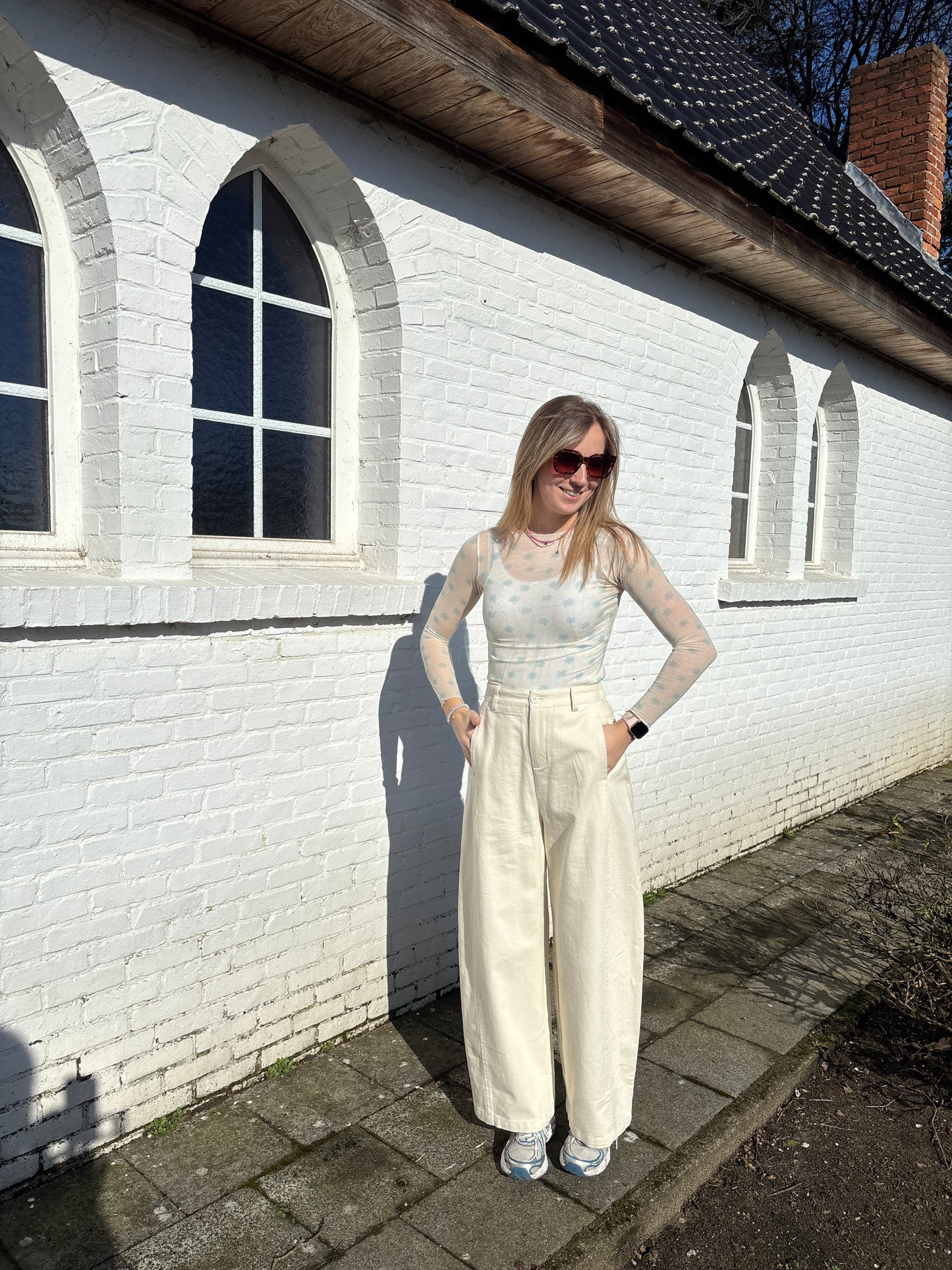 LAATSTE! Flower top - munt