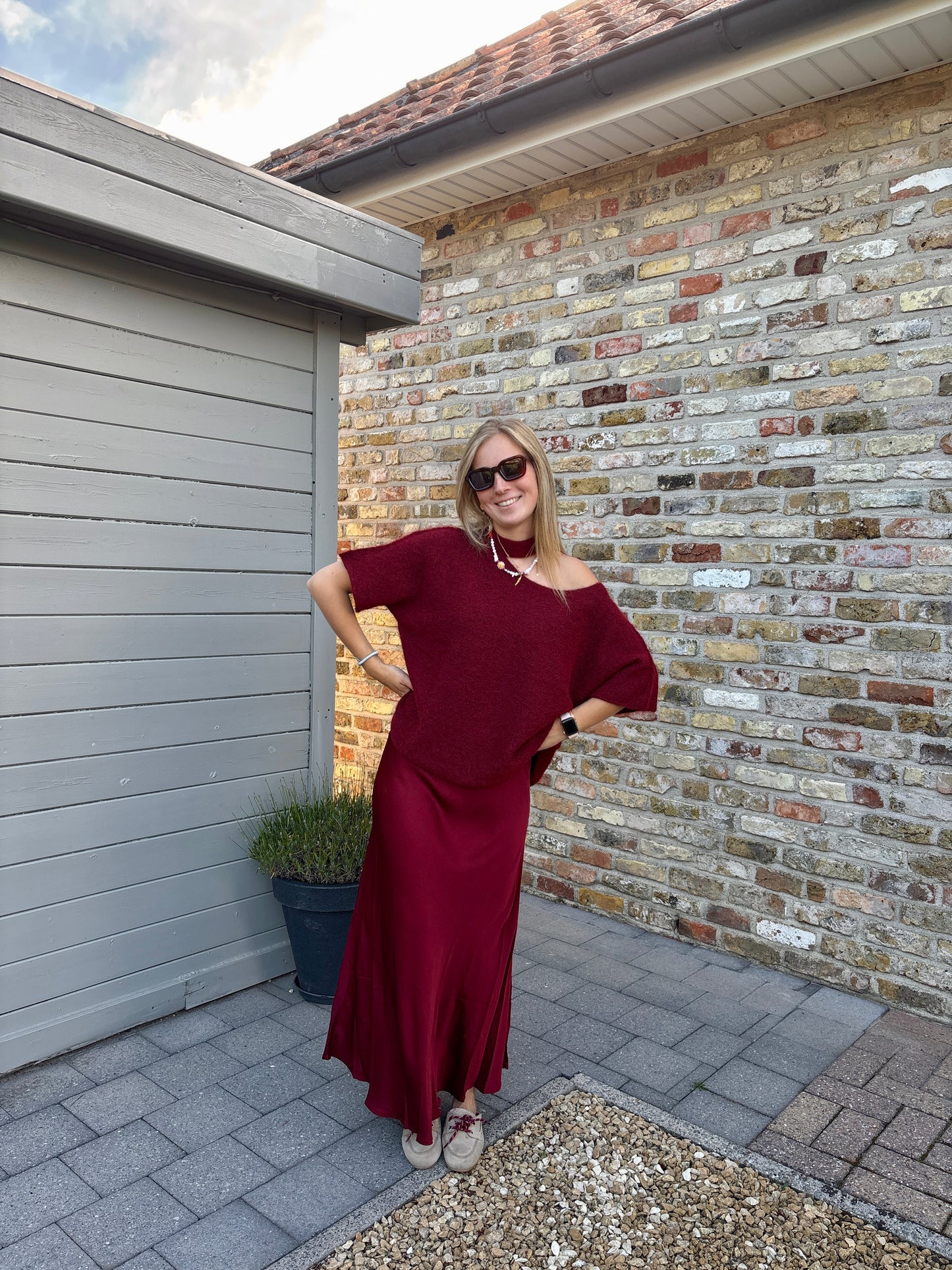 Marie pull - bordeaux