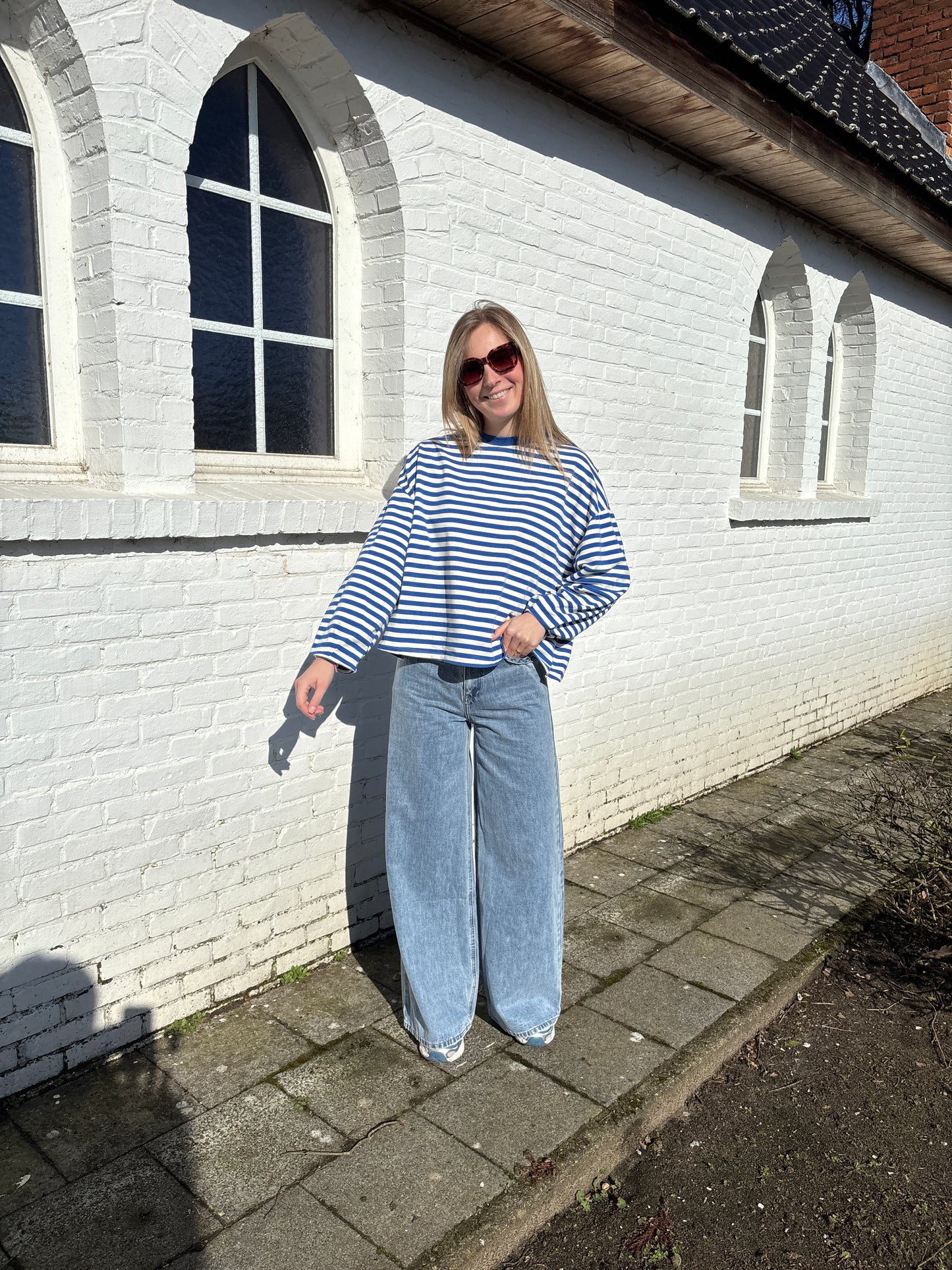 Loes sweater - blauw