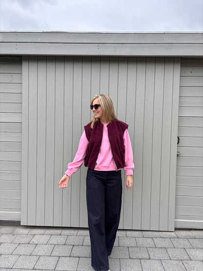 Jutta vestje - bordeaux