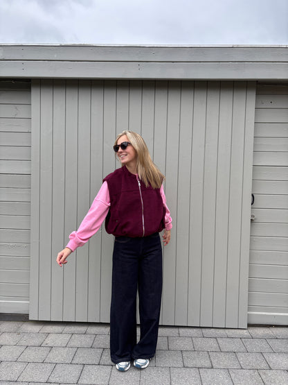 Jutta vestje - bordeaux