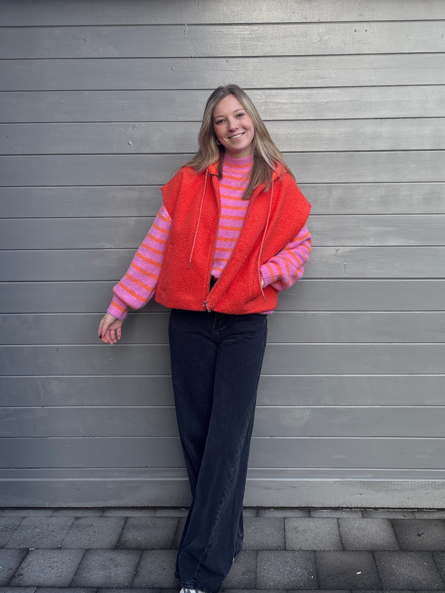 Mia bodywarmer - roodoranje