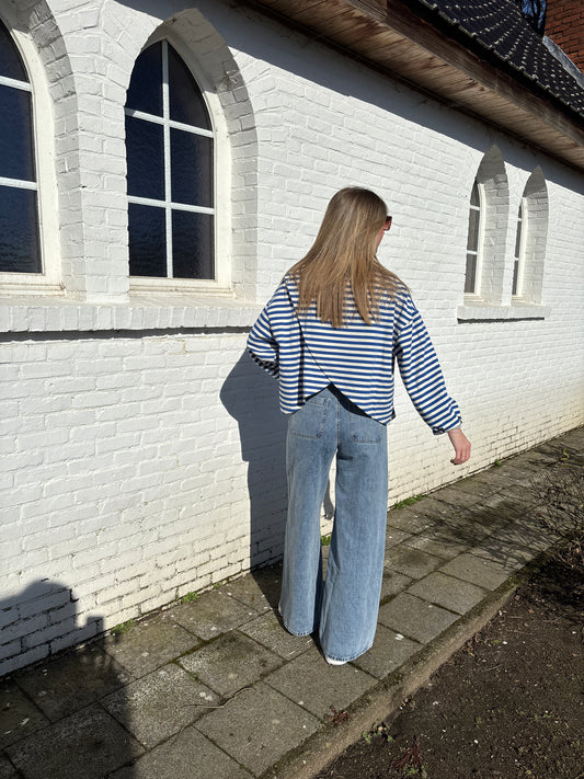 Loes sweater - blauw