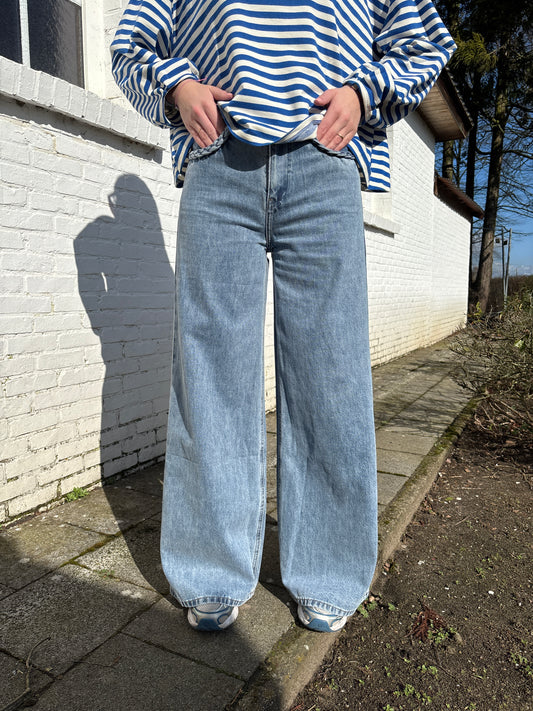 Palazzo jeans - blauw