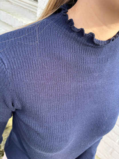 Muna top - donkerblauw