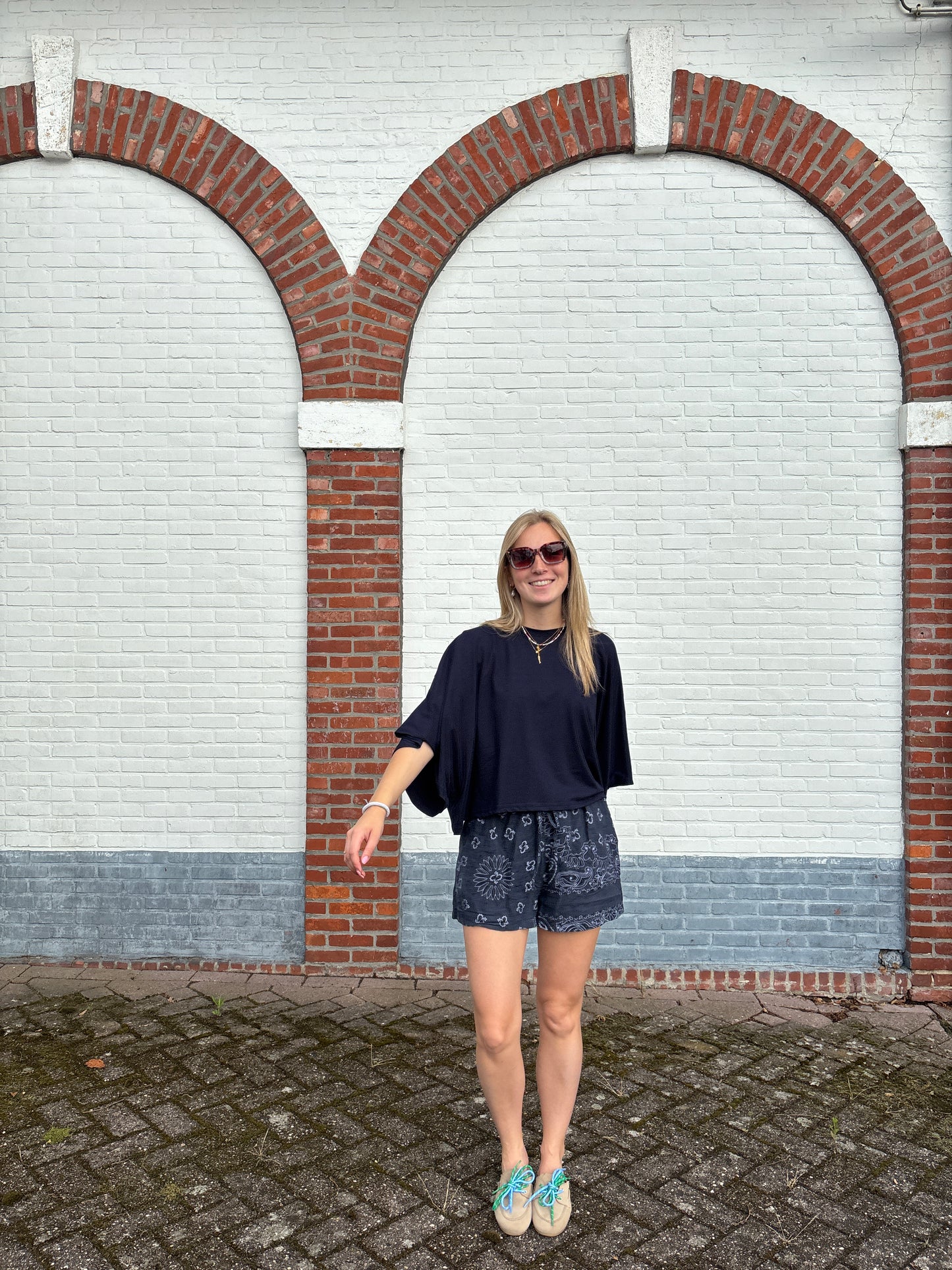 Olivia short - donkerblauw