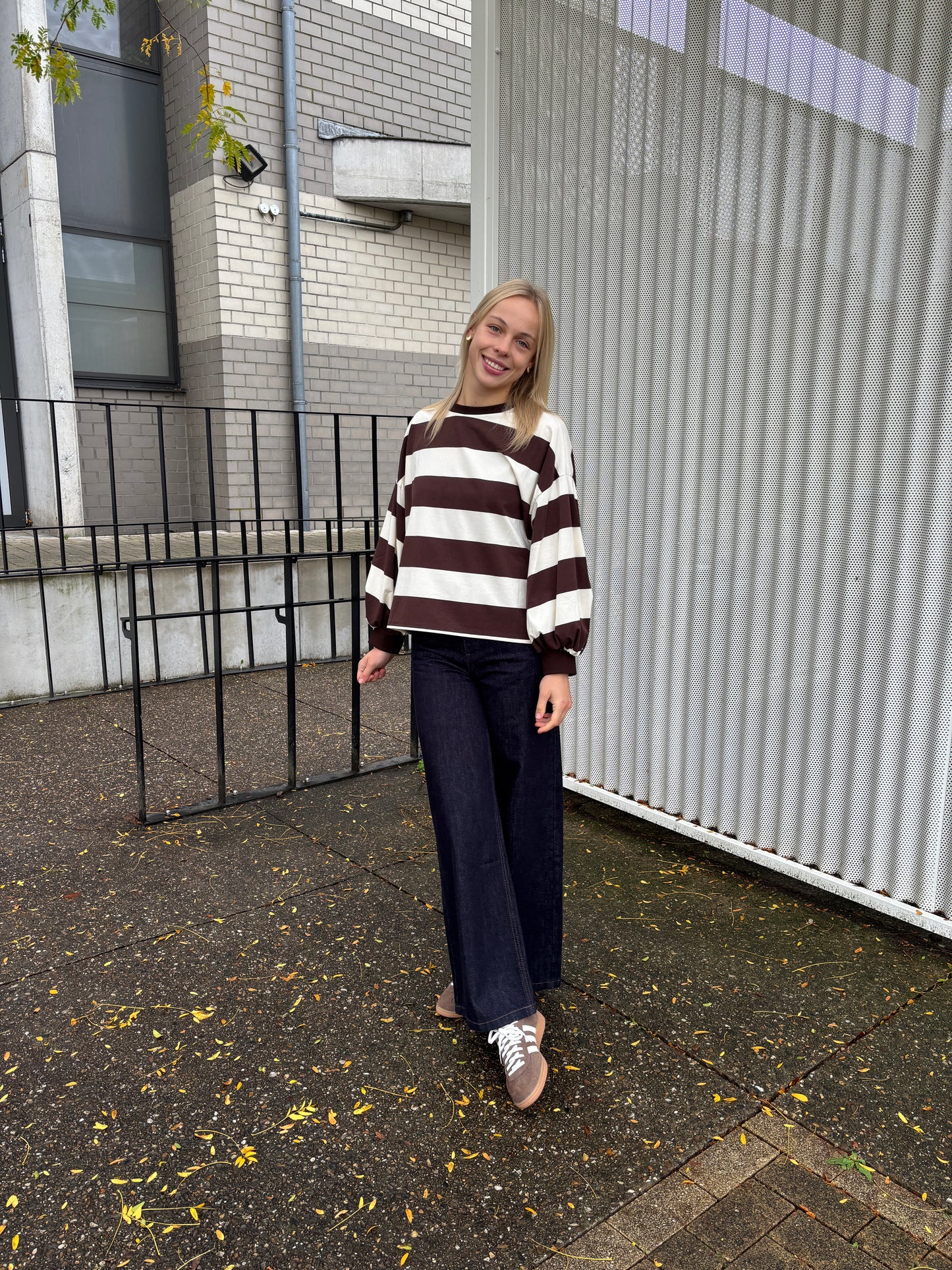 Mona sweater - beige/bruin