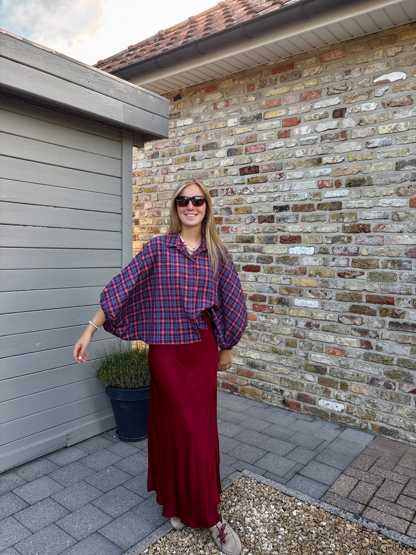 Roos blouse - bordeaux