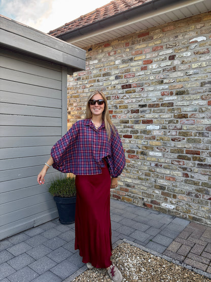Roos blouse - bordeaux