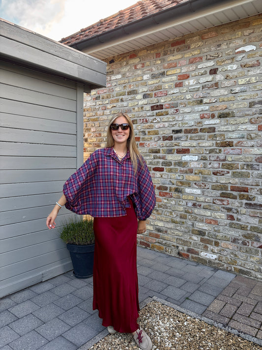 Roos blouse - bordeaux