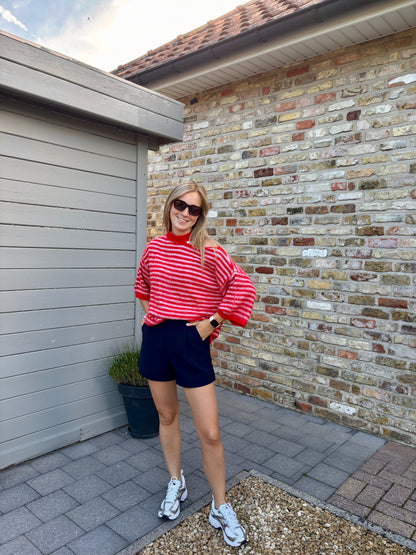 Marie pull - rood/roze