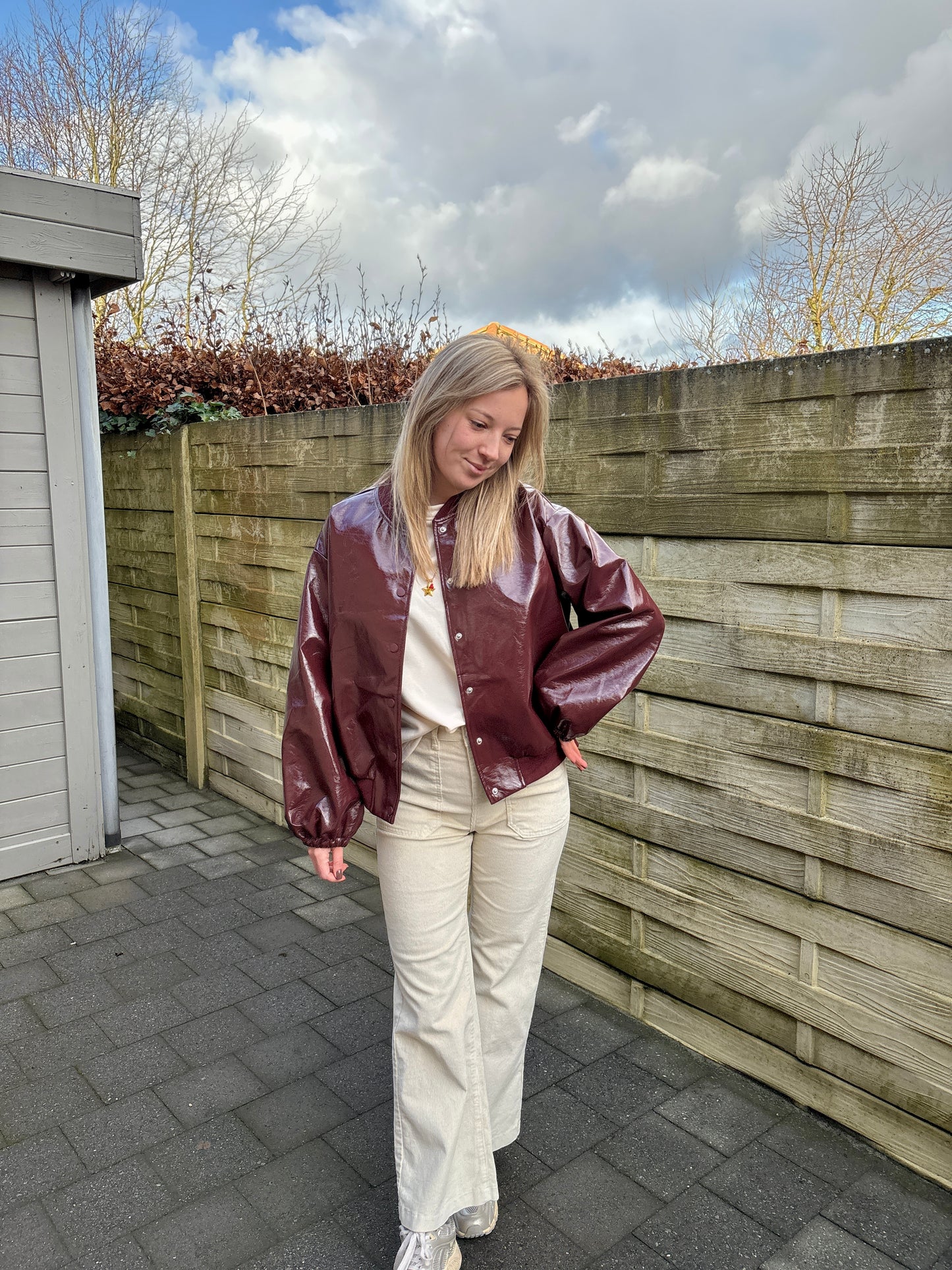 Truus bomber - bordeaux