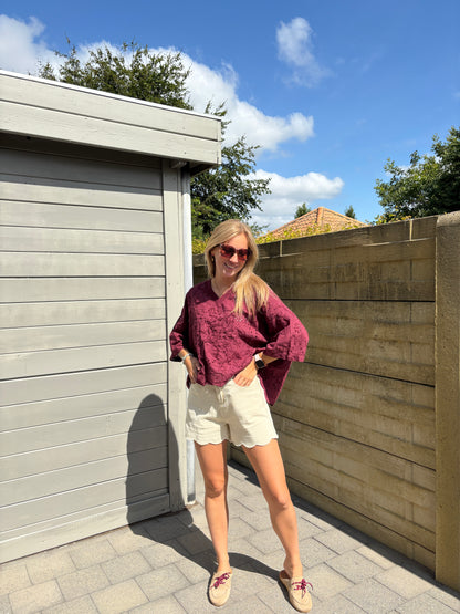 Lola t-shirt - bordeaux