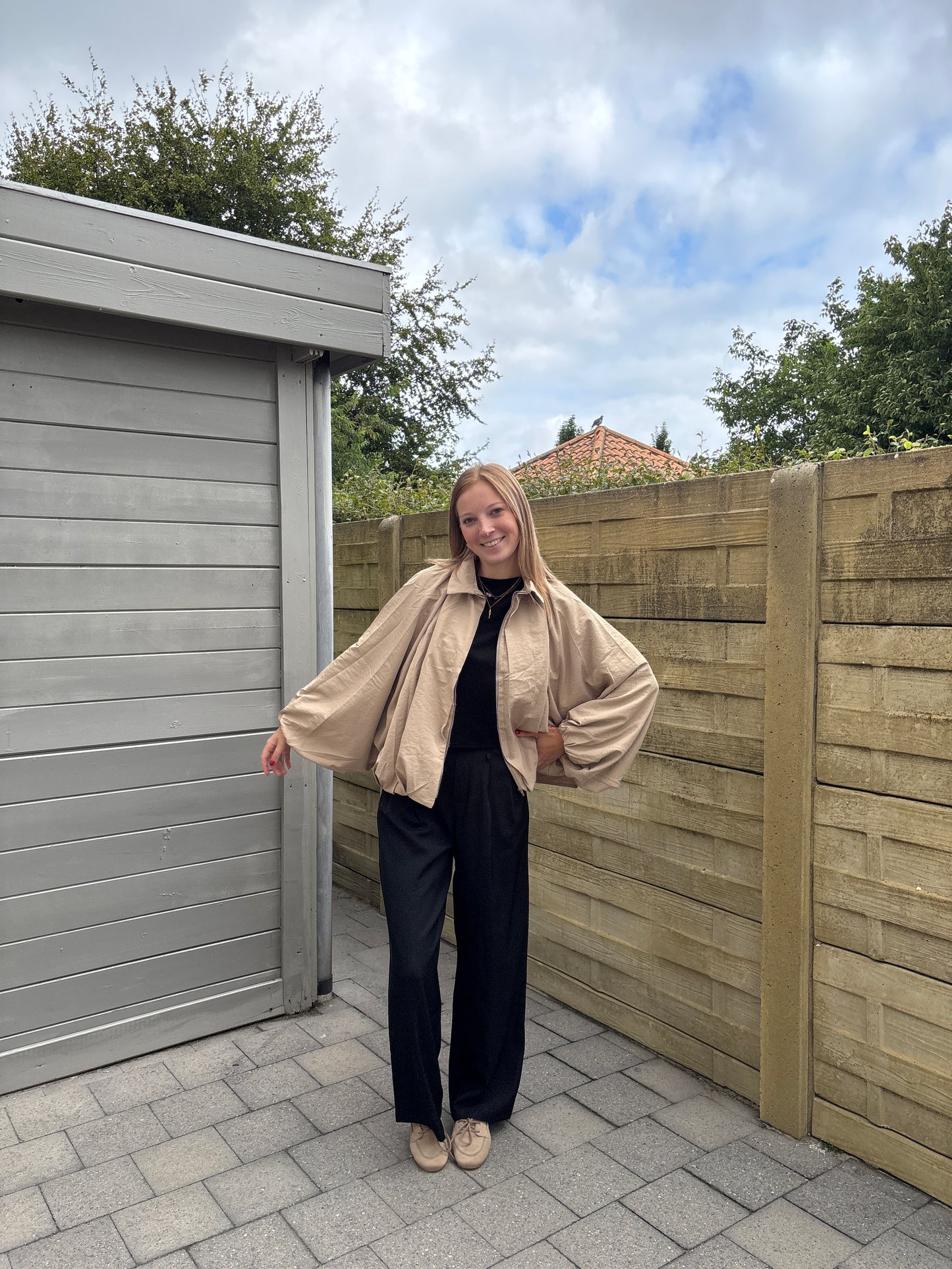 Esmee jas - beige