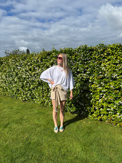 Olive t-shirt - wit