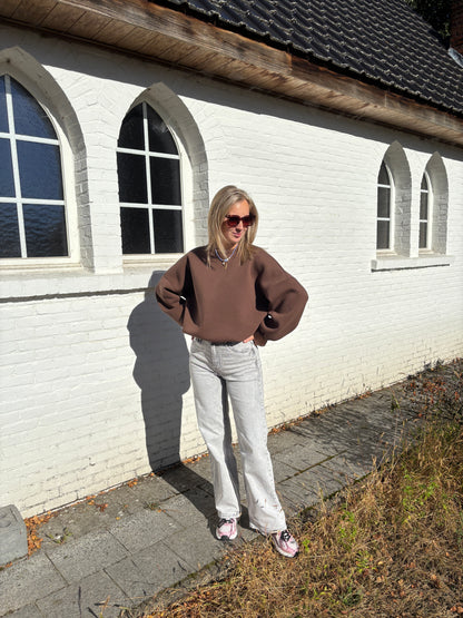 Salut sweater - bruin