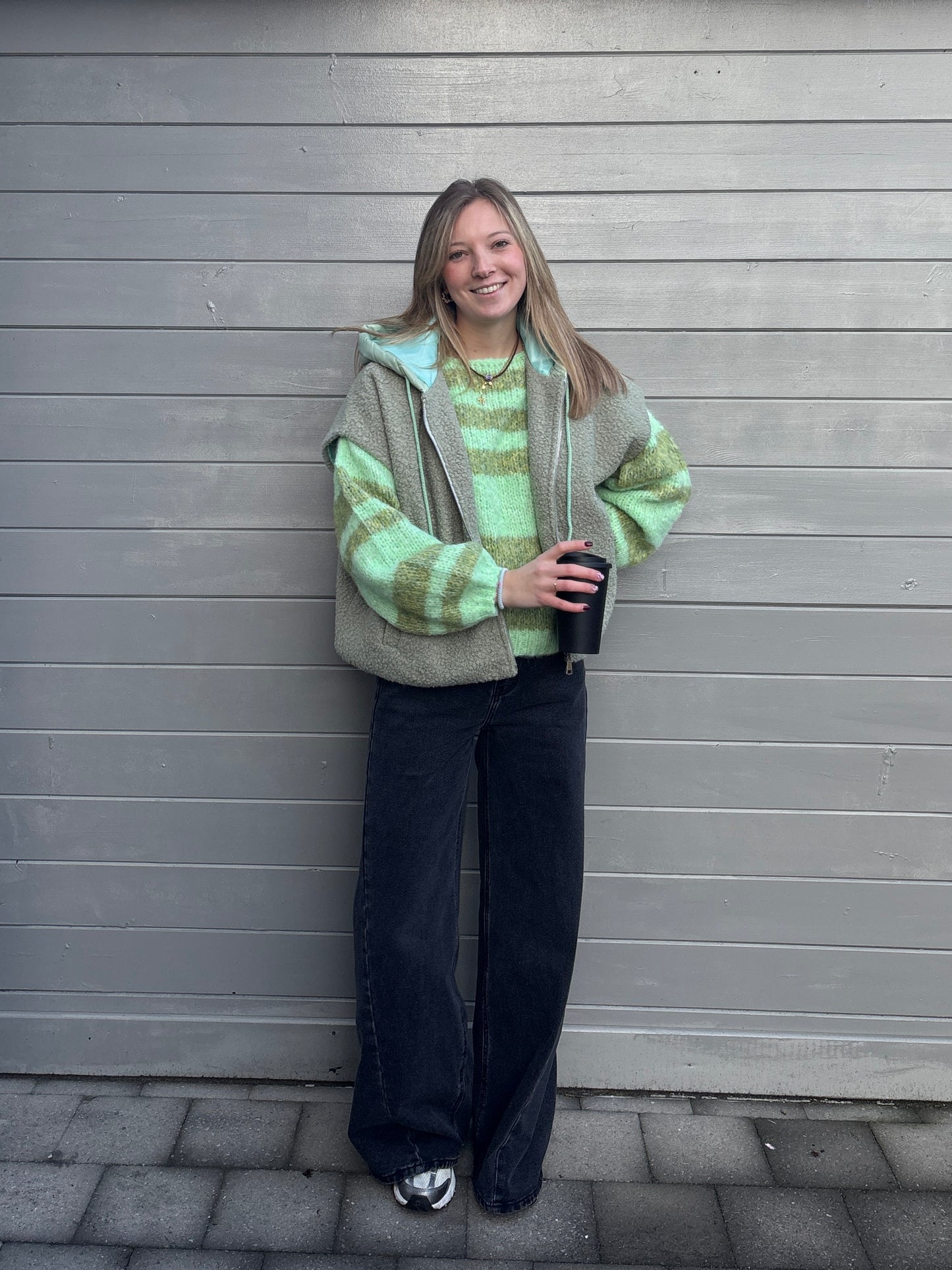 Mia bodywarmer - muntgroen