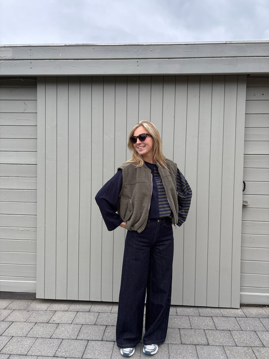 Jutta vestje - kaki